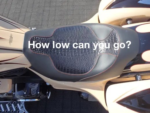 What are the lowest motorcycle seat heights? - webBikeWorld