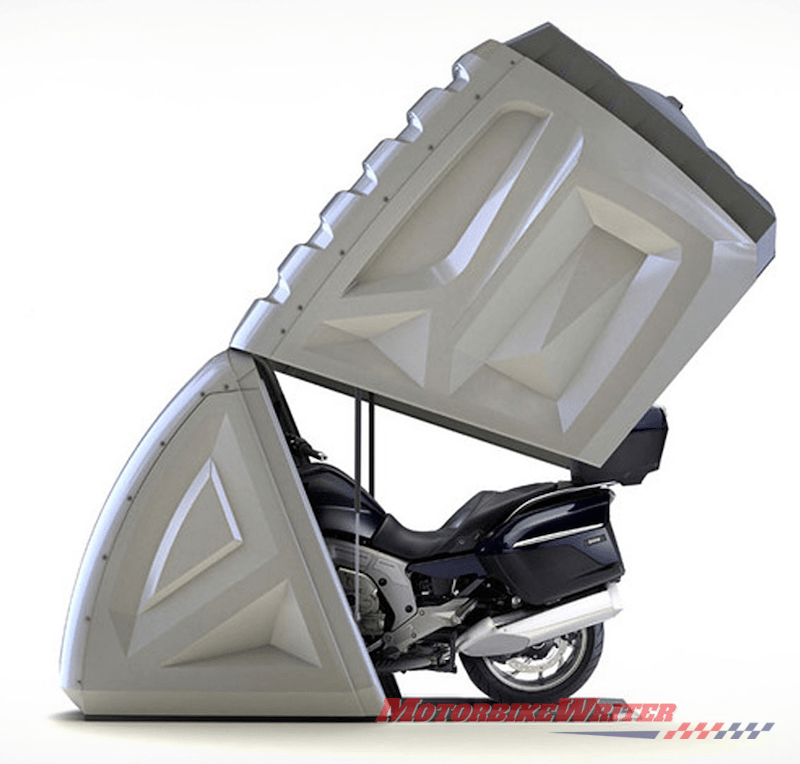 BikeBox 24 prevents motorcycle theft webBikeWorld
