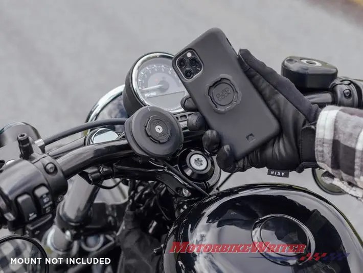 Quad Lock adds wireless phone charger - webBikeWorld