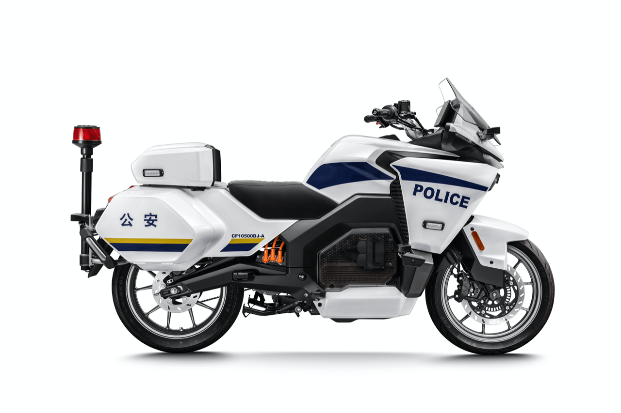 CFMoto Adds Electric Police Bike webBikeWorld