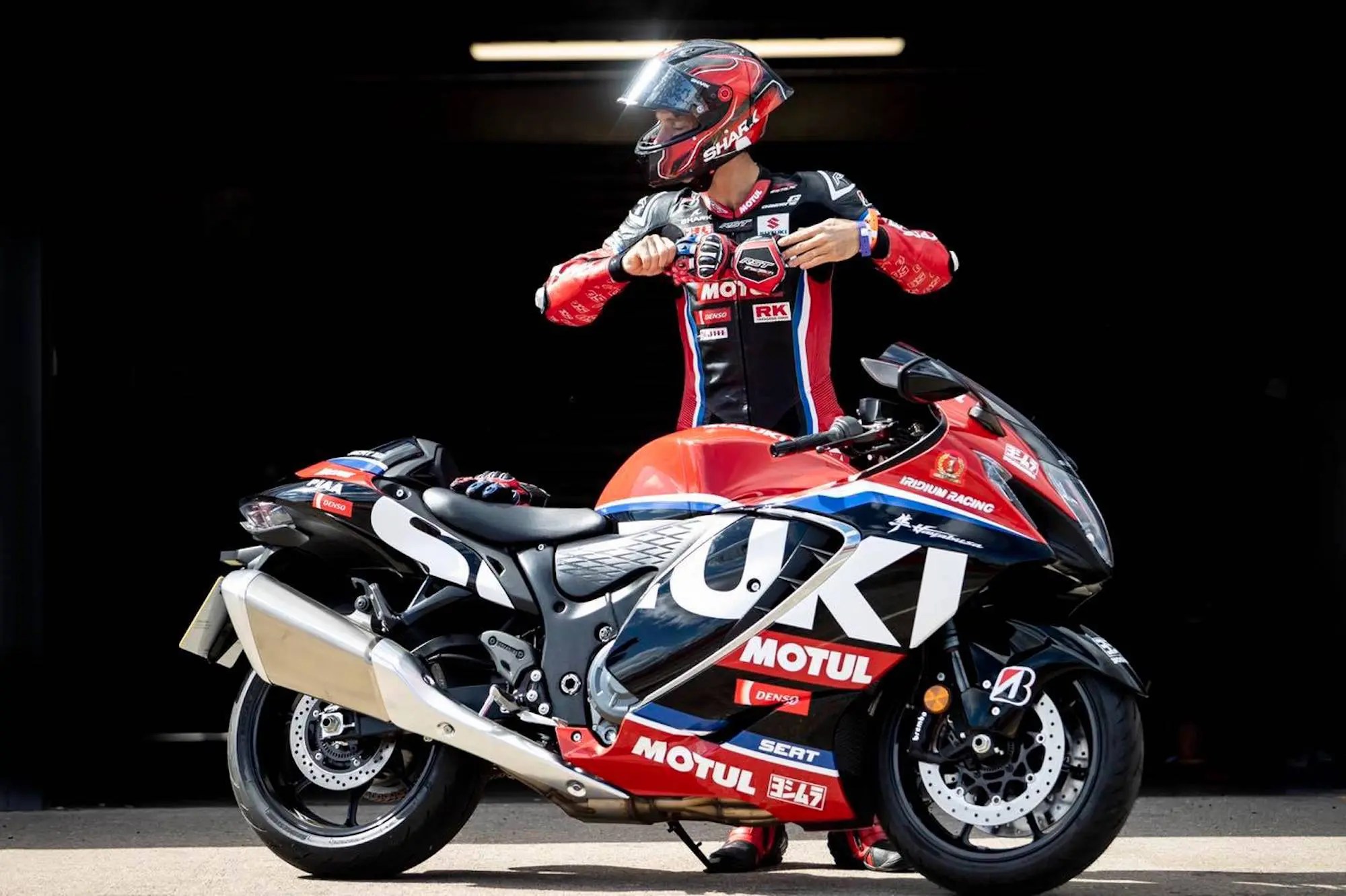 One of One Suzuki Awards World Endurance Hayabusa to MotoGP Test Rider