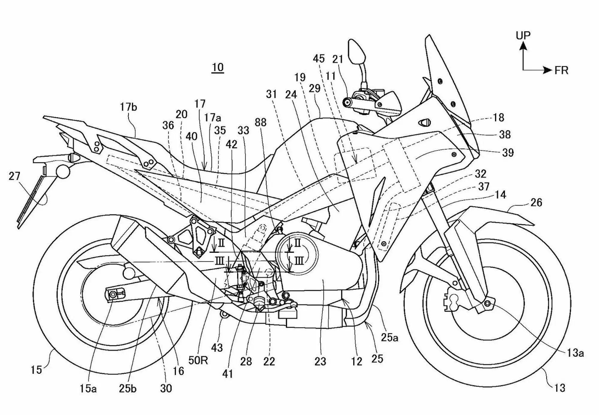 Patents on New Honda Transalp XL750 Show Sibling Rivalry with CB750