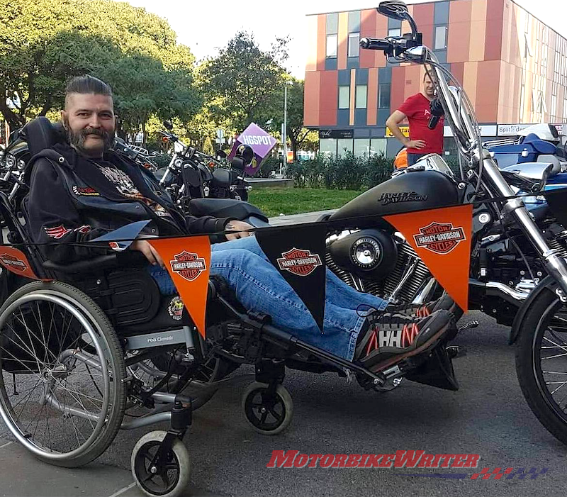 Wheelchair rider seeks badges, patches webBikeWorld