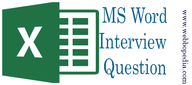 Advanced Microsoft Excel Interview Questions and Answers webbopedia