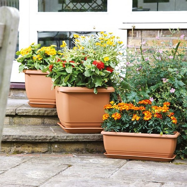 Buy SelfWatering Planter Plastic Pots Webbs Direct Online Garden