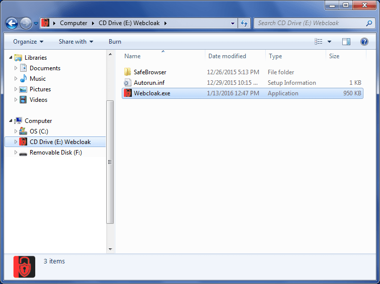 WEBCLOAK Security Simple, Secure and Anonymous
