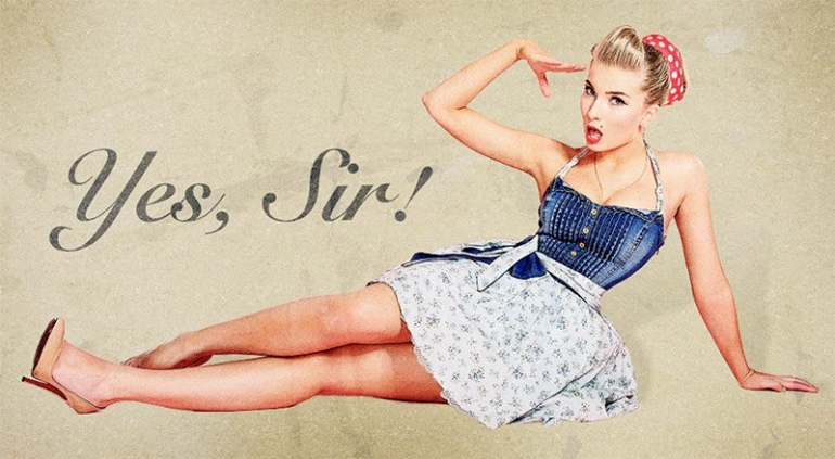 1950's Pin Up Poster in Special Effects