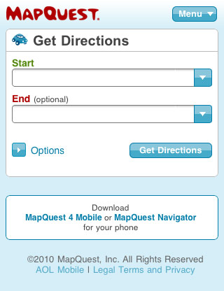 Map Wuest Driving Directions 38 Mobile (Iphone) Sites - Web Designer Wall