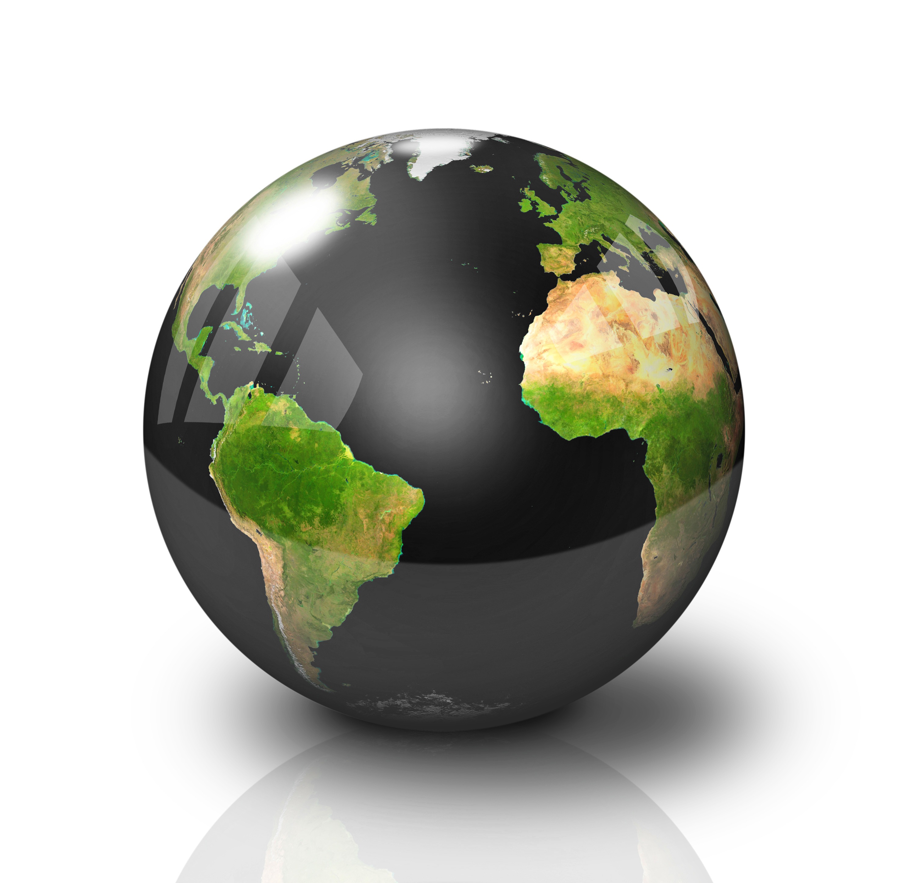 Conceptual Symbol of a Green Earth Globe Graphics Graphics All Free