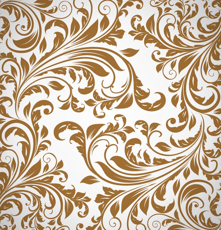 Abstract Floral Pattern Background Vector Free Vector Graphics All