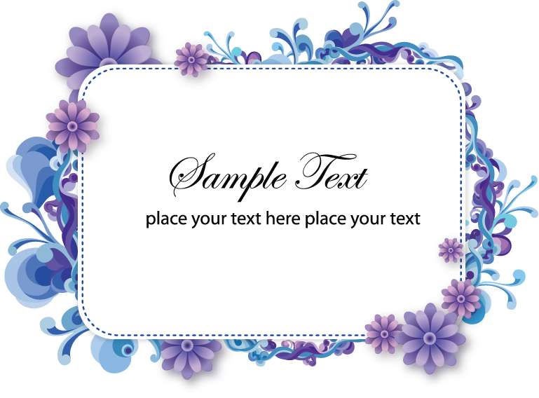 Floral Frame Beautiful Free Vector Graphics All Free  Resources
