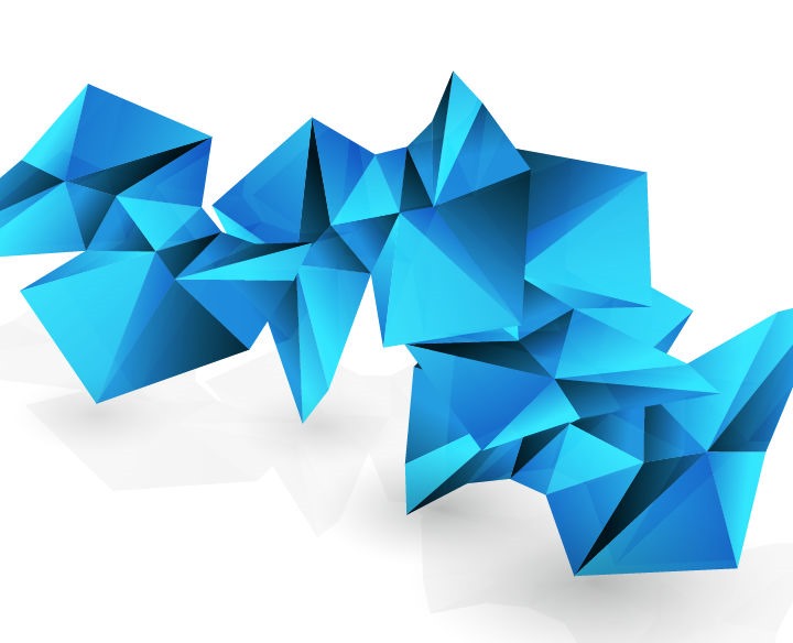 Abstract 3D Triangle Vector Modern Background Free Vector Graphics