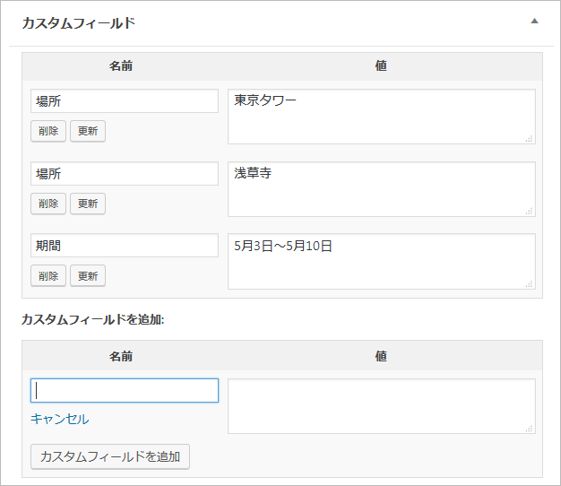 WordPress カスタムフィールドの使い方/ Web Design Leaves