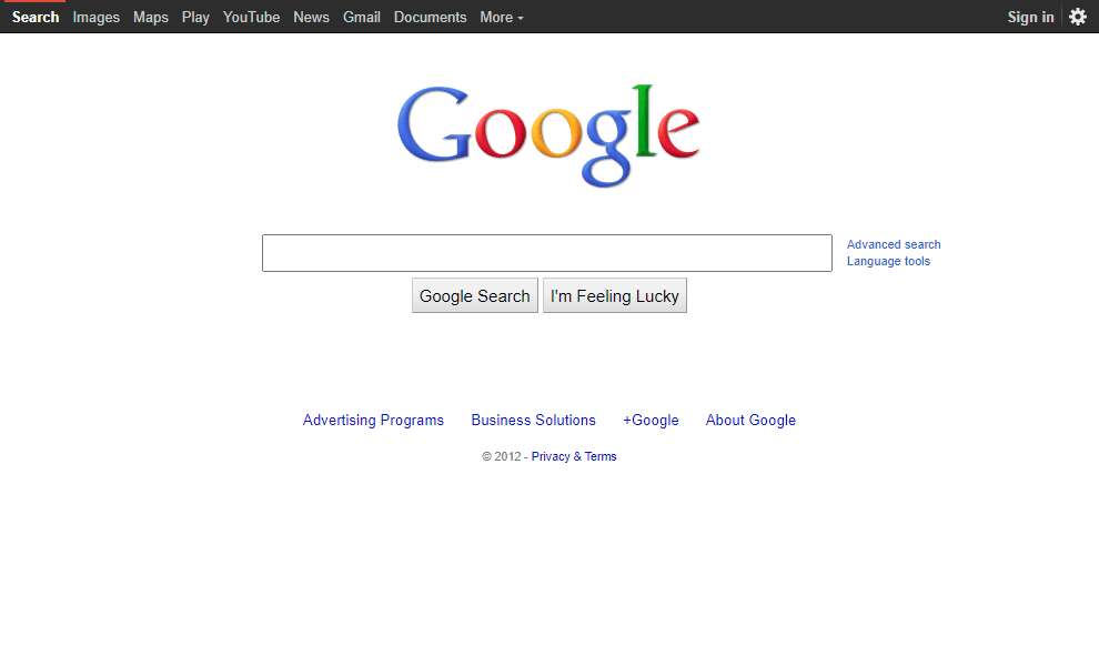 Google in 2012  Design Museum