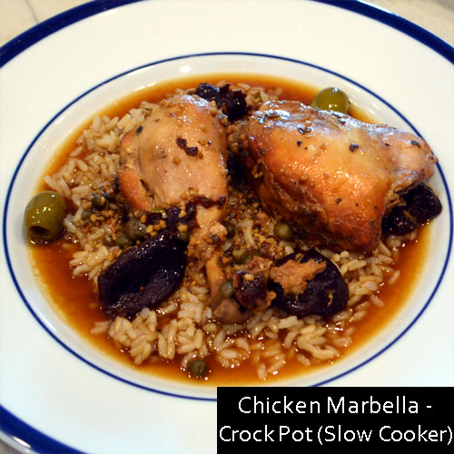 Chicken Marbella Crock Pot (Slow Cooker)