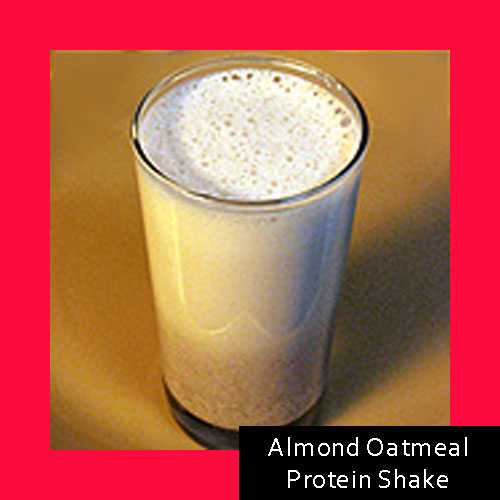 Almond Oatmeal Protein Shake