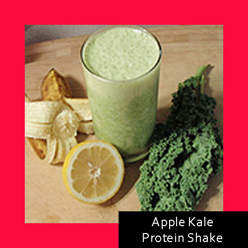 Apple Kale Protein Shake