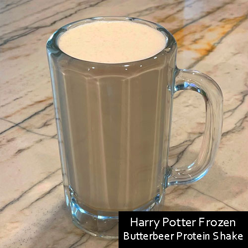 Harry Potter Frozen Butterbeer Protein Shake