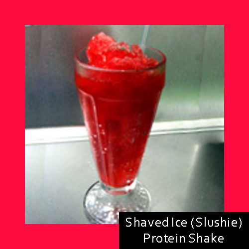 Shaved Ice (Slushie) Protein Shake