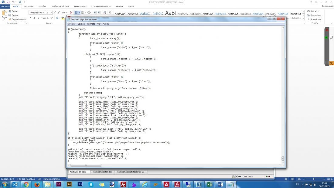 Cabeceras XContentTypeOptions, XFrameOptions y XXSSProtect