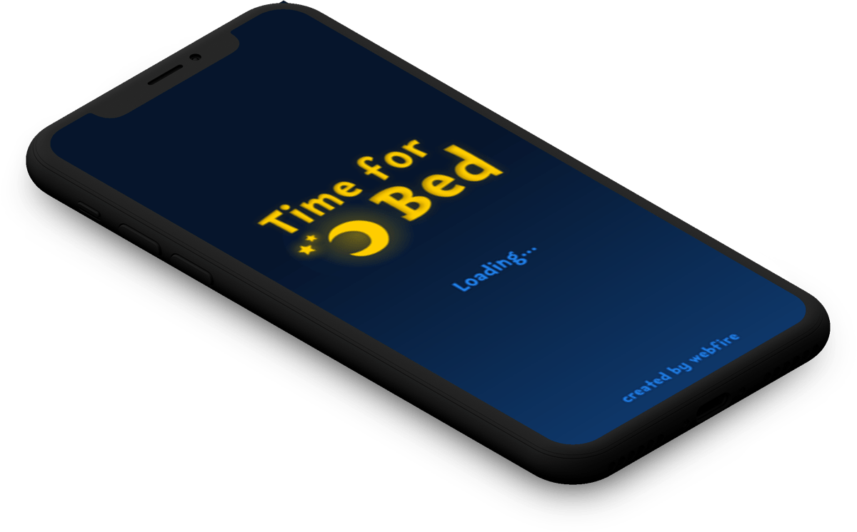 Time for Bed mobile and tablet app