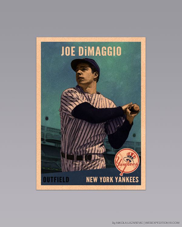 Design a Vintage Baseball Card in