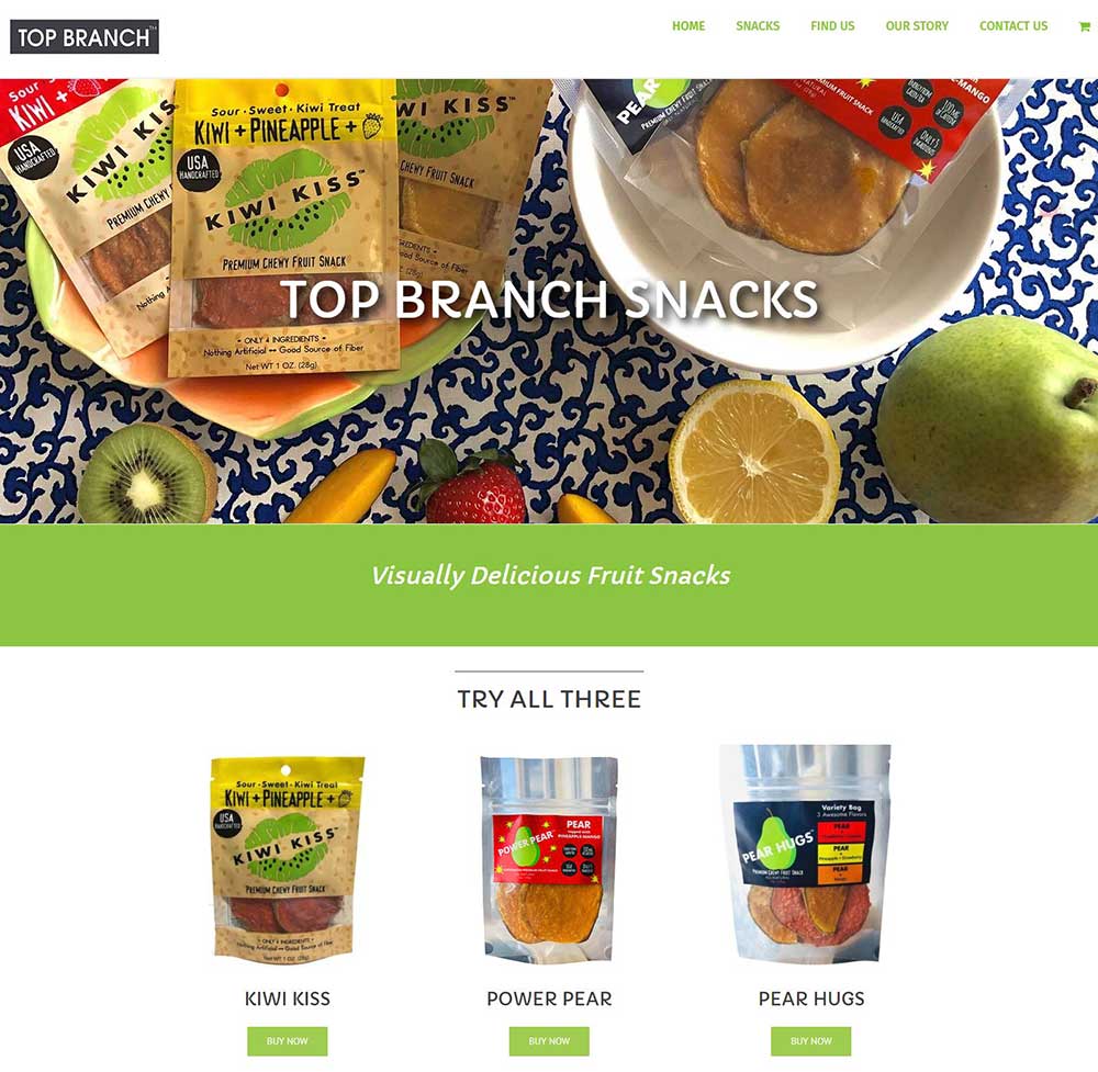 Snack site Design  Gumption