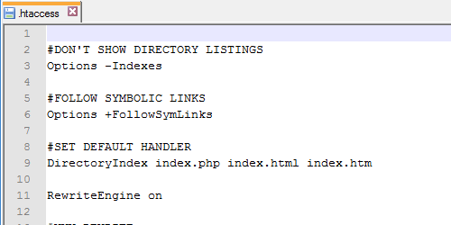 Create .htaccess File Command Examples & Download