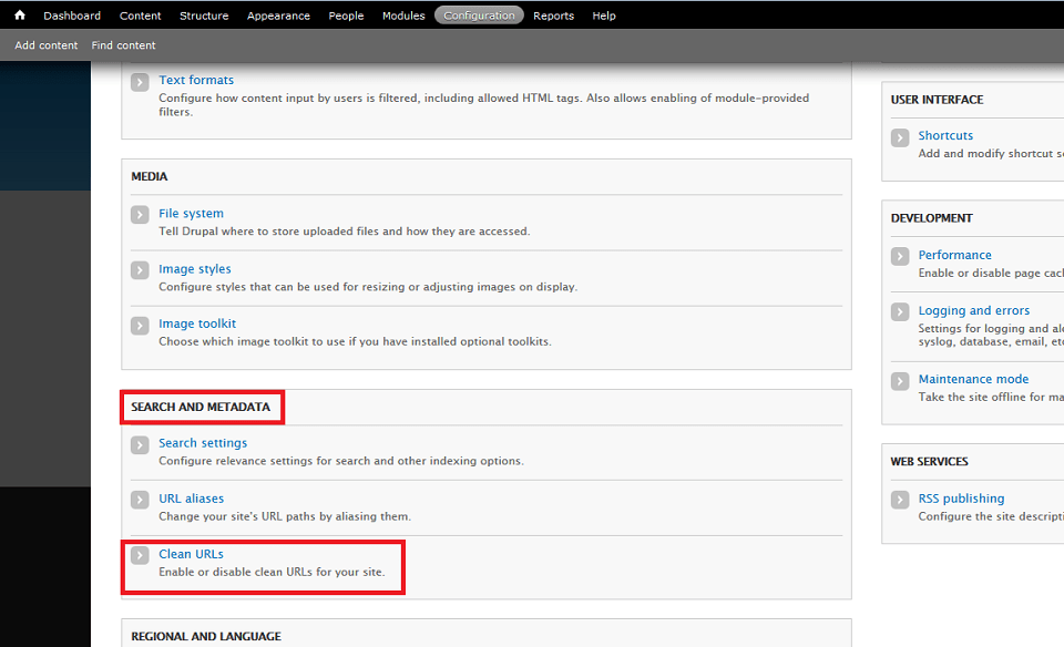 How to enable Drupal Clean URLs