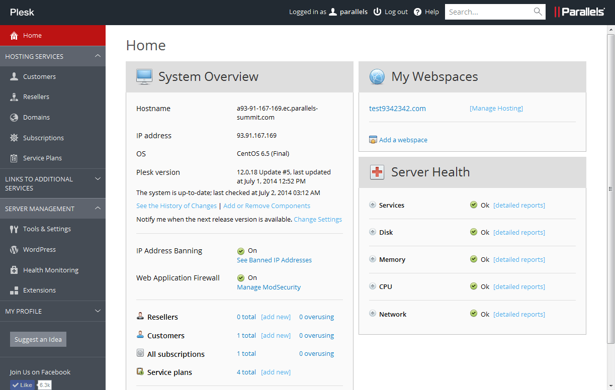 Plesk Windows Control Panel Web Hosting World