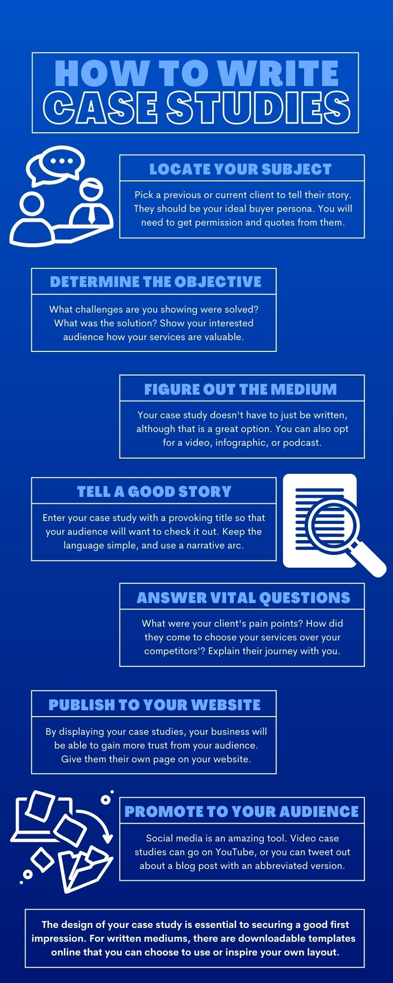 Showcase Your Work by Including Case Studies on Your site WEBii