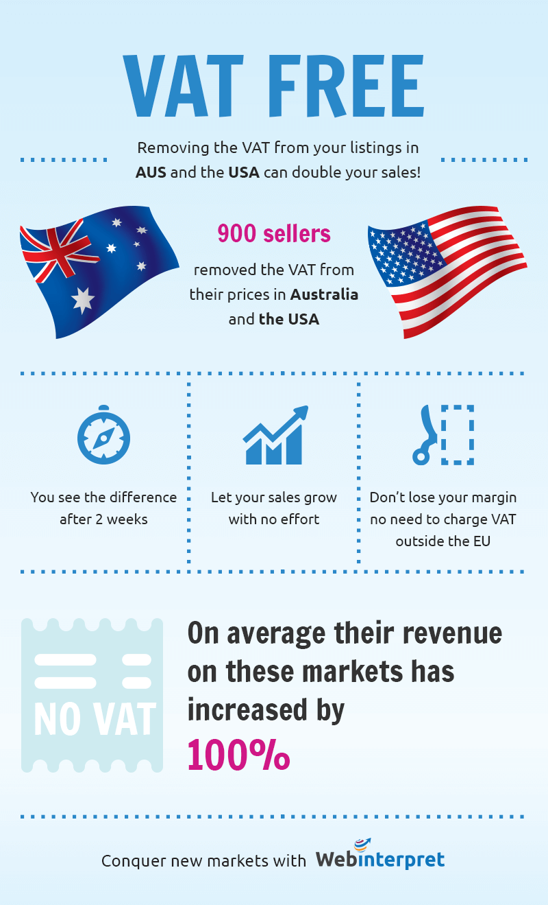 Why VAT free your listing as an international online seller?