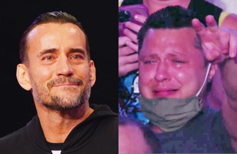 CM Punk Comments On Fan Who Was Shown Crying During His AEW Debut