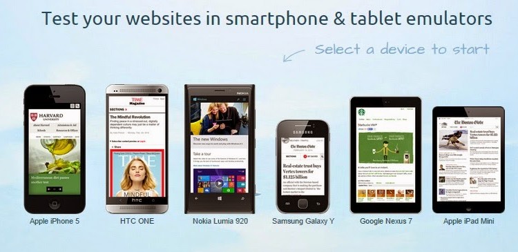 BEST MOBILE EMULATORS TO TEST YOUR WEBSITES Web Knowledge Free