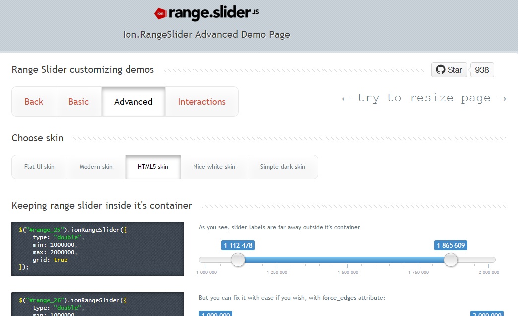Best Jquery Range Slider That Can Be Used As Price Range Slider Control