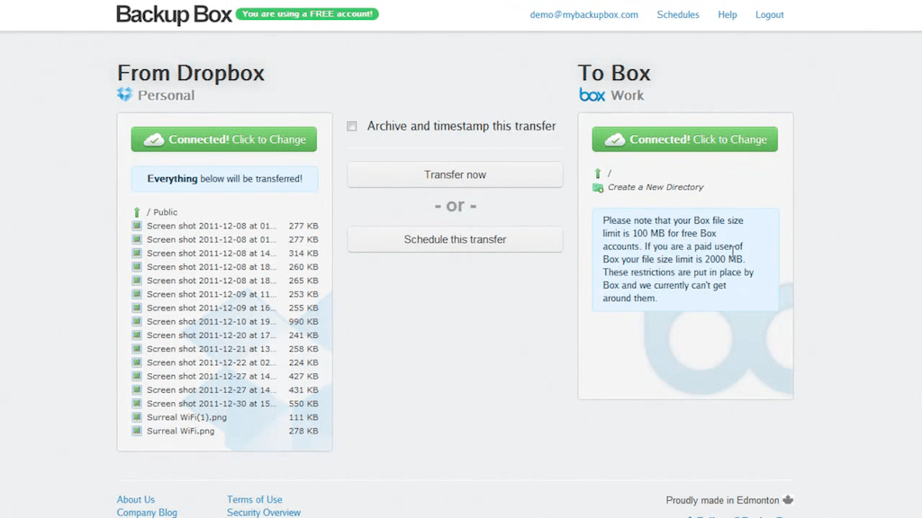 Backup Box Synchroniser fichiers et dossiers dans le cloud WebLife