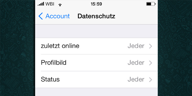 WhatsApp „zuletzt online“ auf dem iPhone deaktivieren l Weblogit