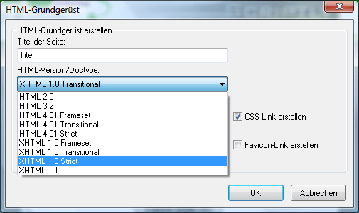 Erste Schritte mit dem FreewareHTMLEditor Scriptly