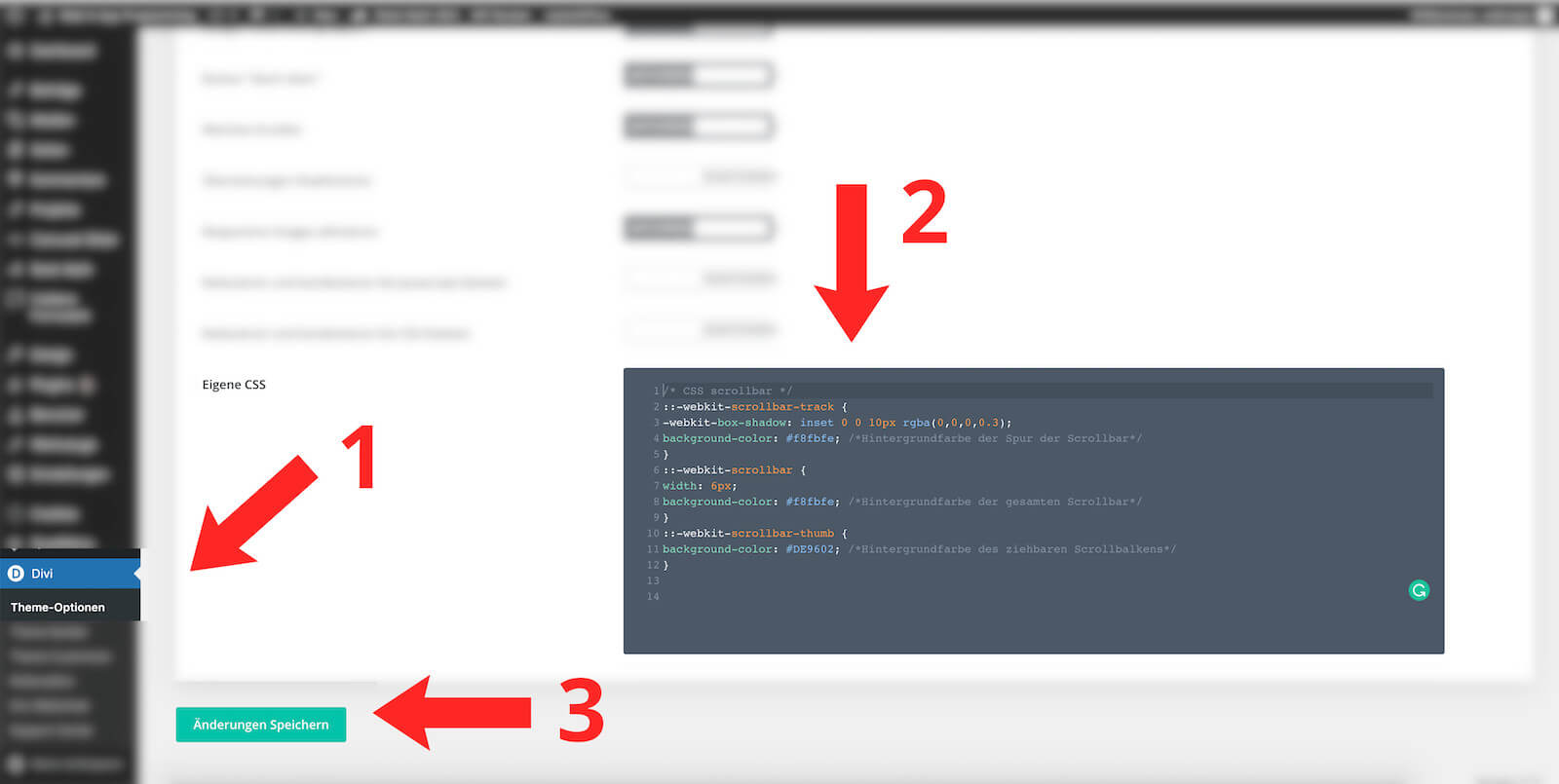 WordPress custom CSS scrollbar  N App Programming