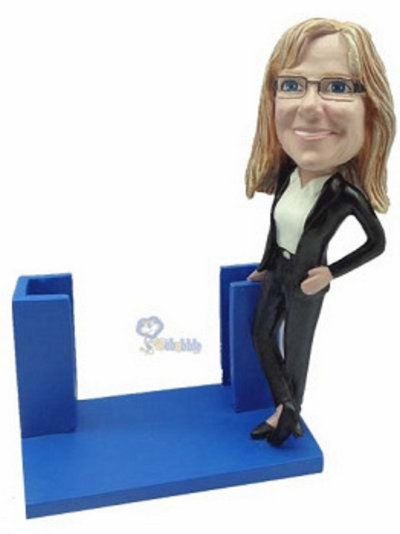 Custom Bobble Head Business Card Holder Bobble Head