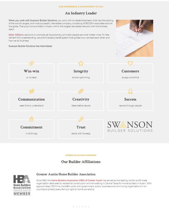Swanson Realty website with MLS integration  Radish