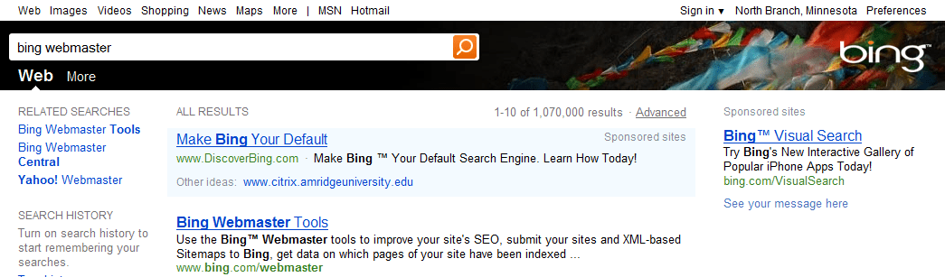 Bing Testing Navigation Usability with Alternate SERP Format WebRanking Bing Testing Navigation Usability with Alternate SERP Format WebRanking