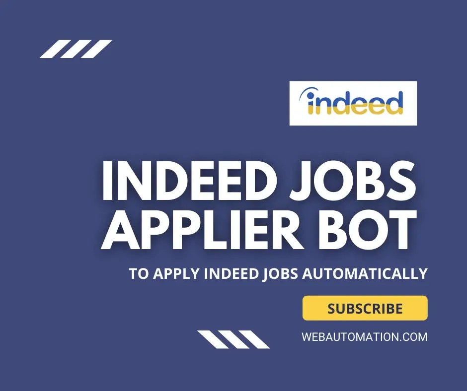 Indeed Bots sAutomation