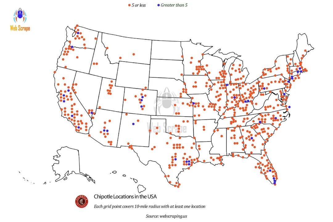 Number of Raising Cane's Store Locations in the USA raicing canes data
