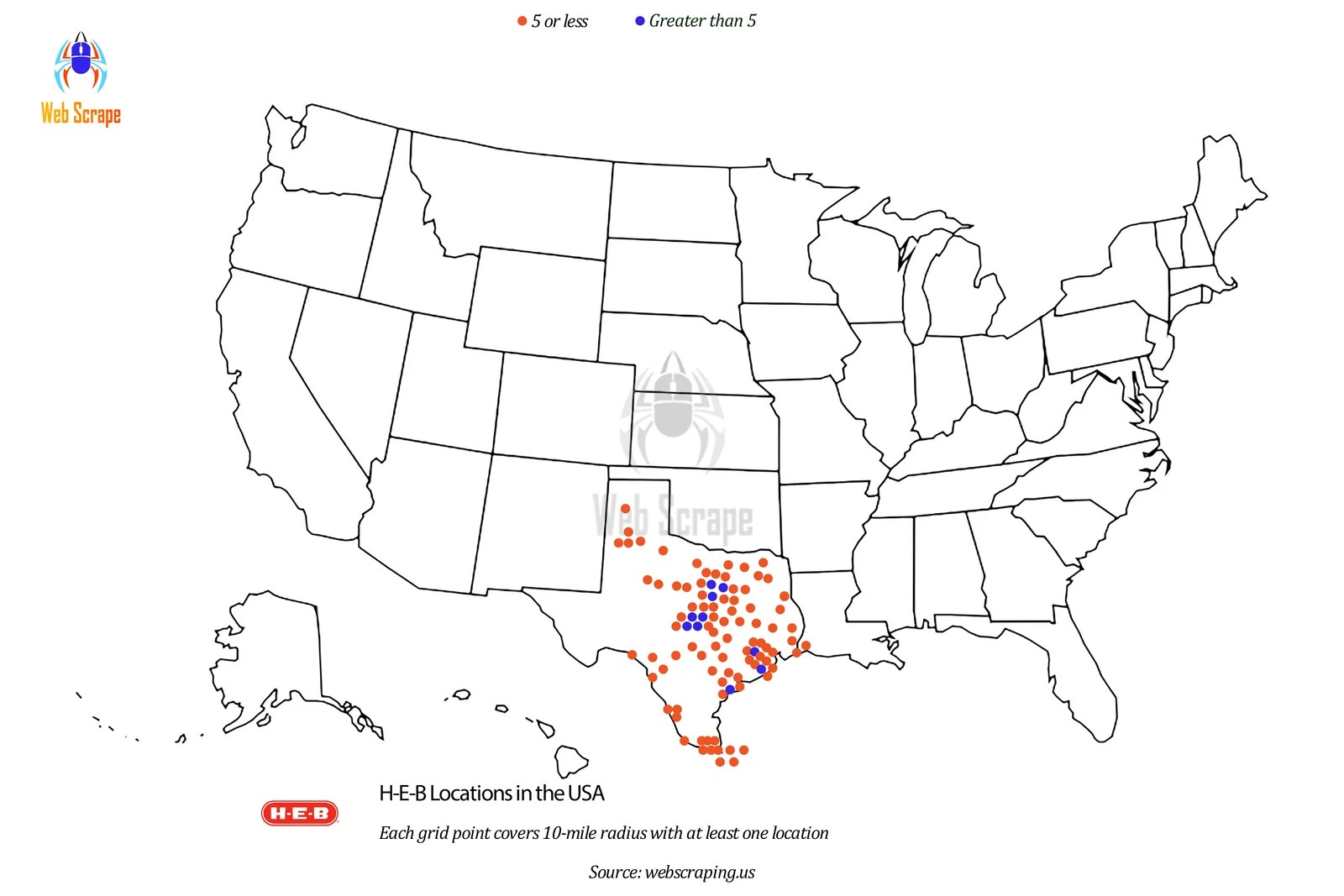 Number of Raising Cane's Store Locations in the USA raicing canes data
