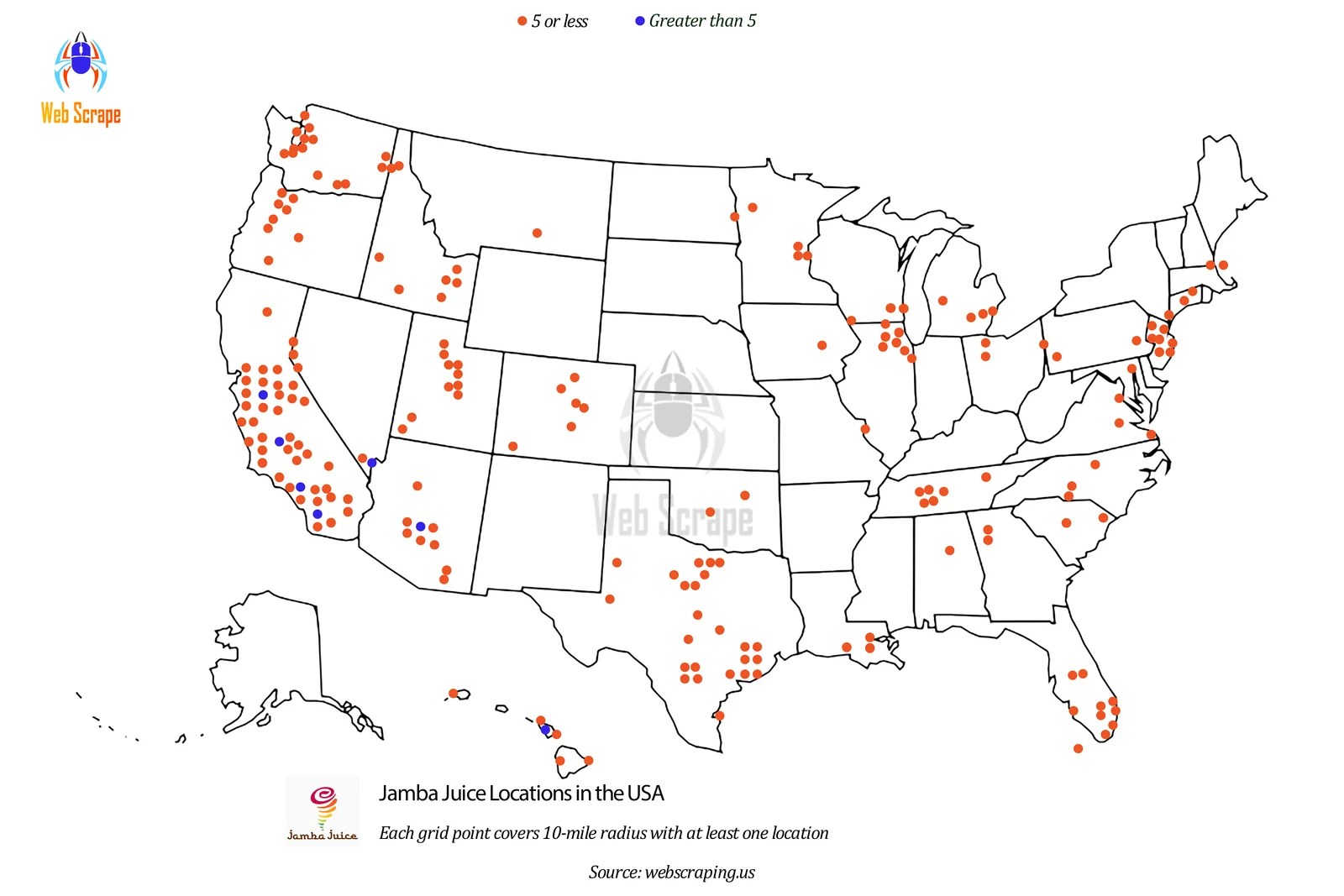 Number of Raising Cane's Store Locations in the USA raicing canes data