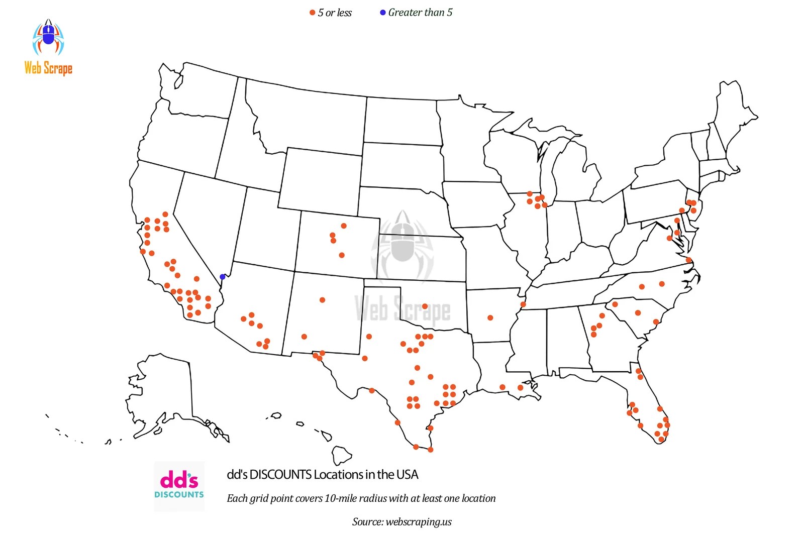 Number of Raising Cane's Store Locations in the USA raicing canes data
