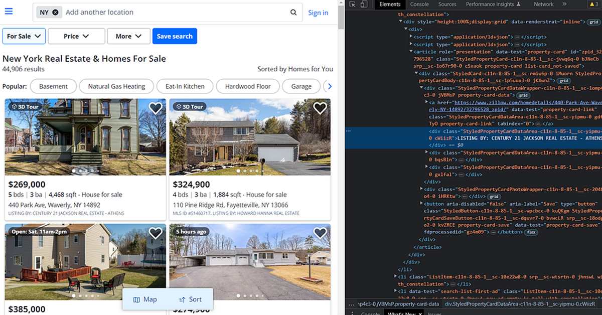 How To Scrape Data From Zillow Using Python