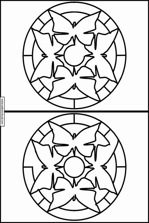 Sempress Enkla Mandalas Att Skriva Ut