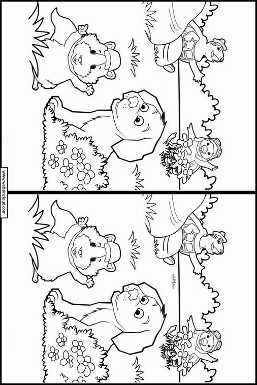 Finde die Fehler im Bild Wonder Pets für kindern 10